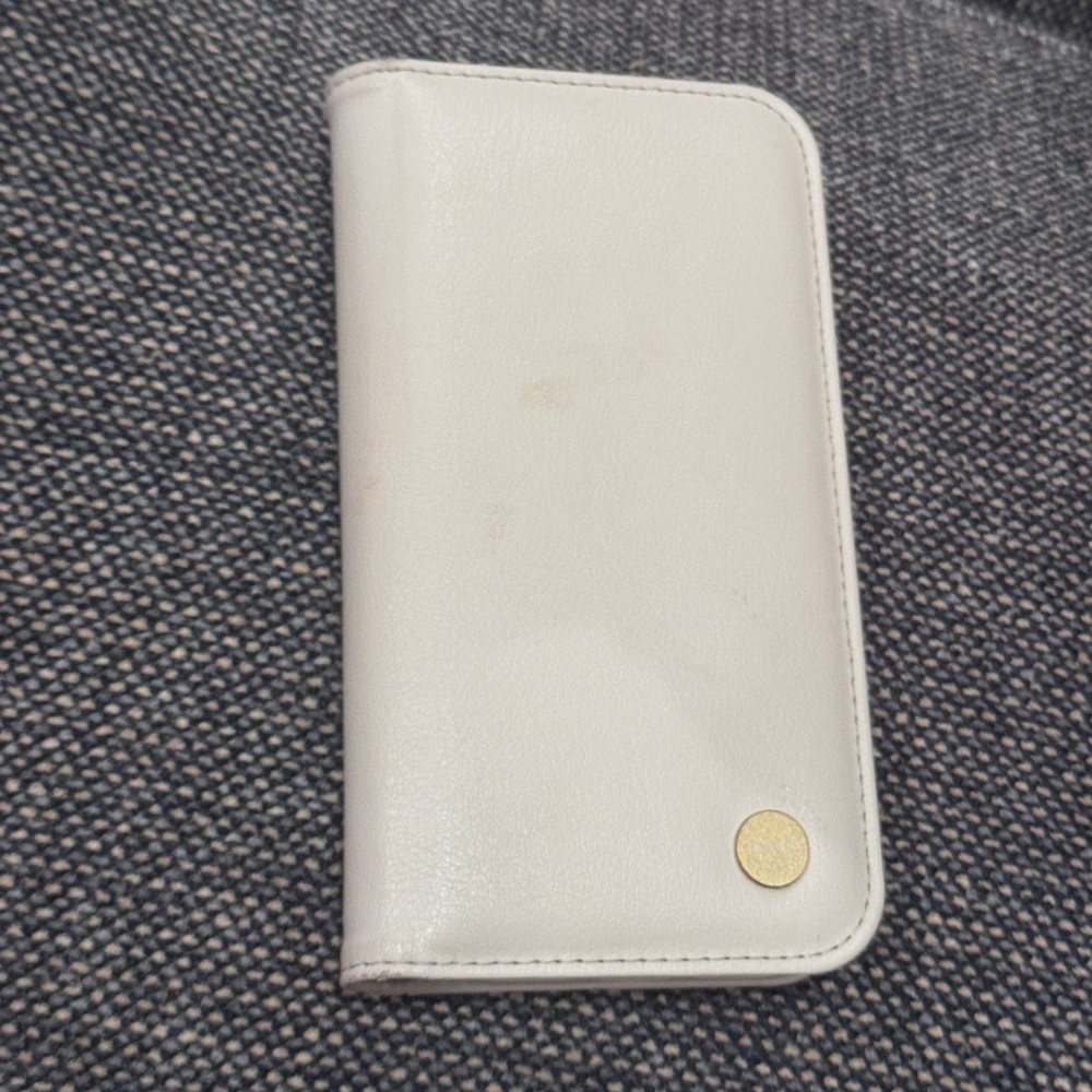White Leather Phone Case